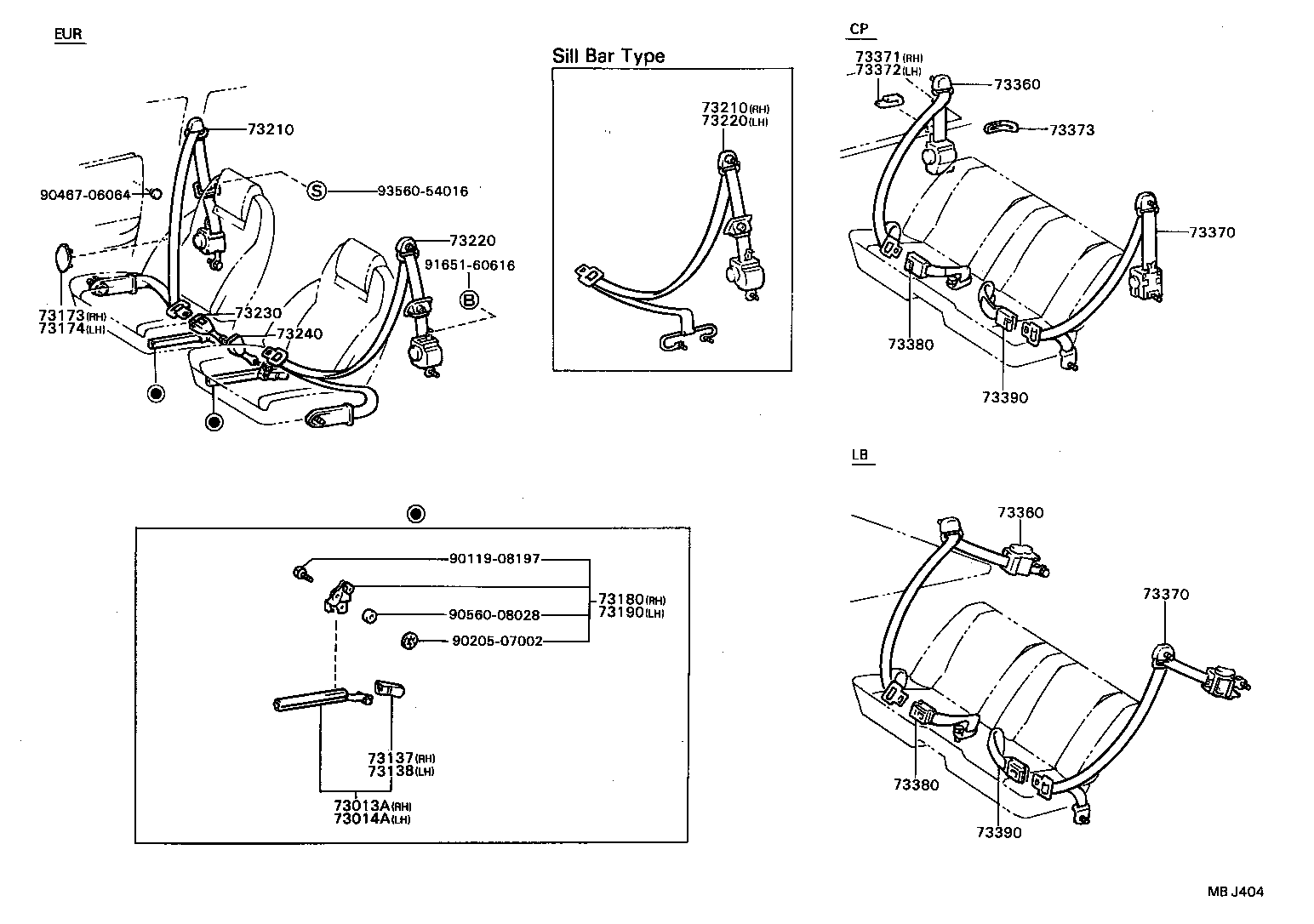 Seat Belt, Child Restraint Seat