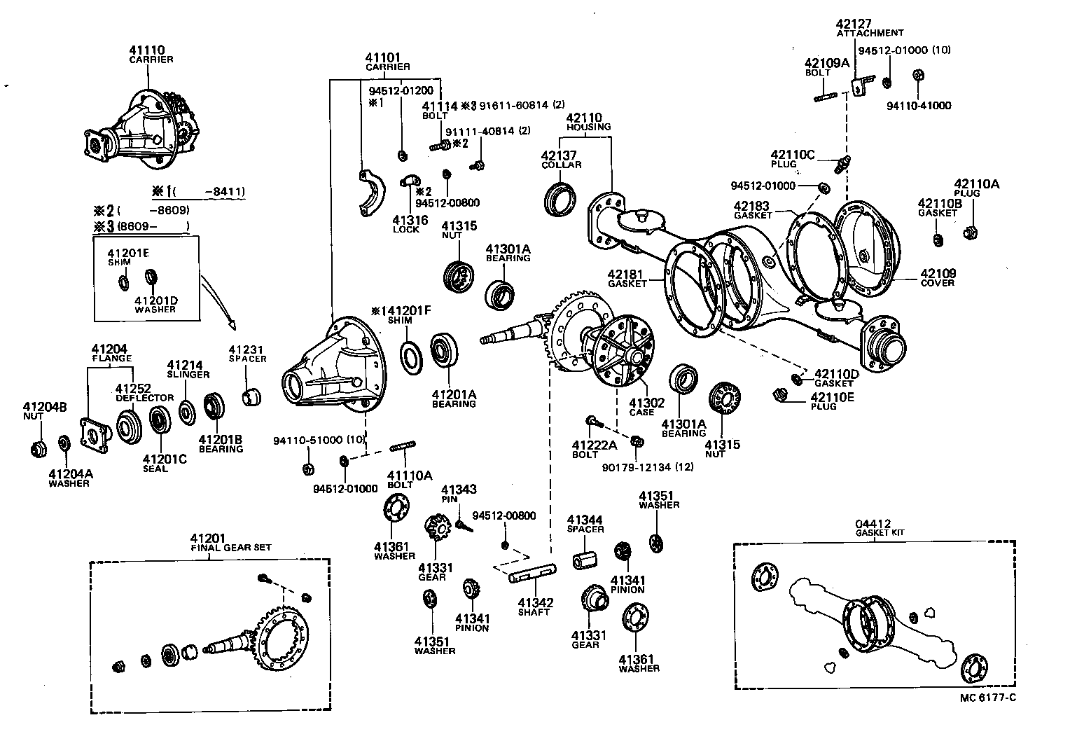 Rear Axle Housing Differential