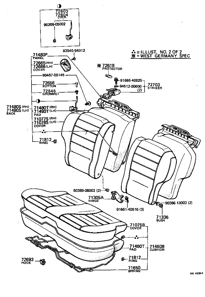 Rear Seat & Seat Track