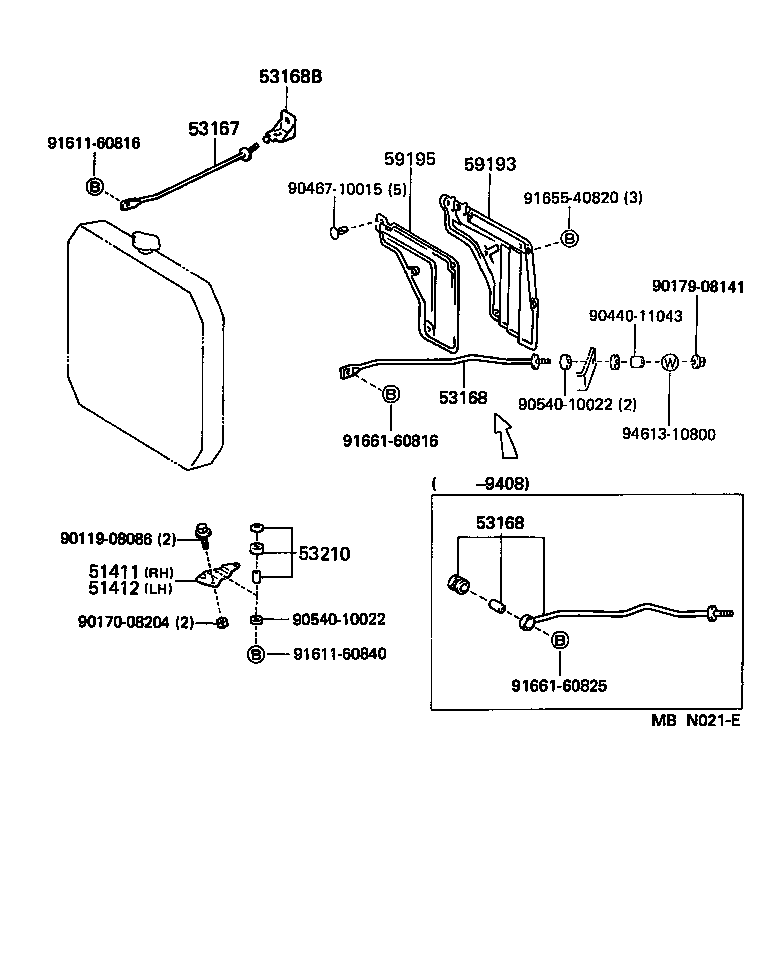 Radiator Support Wind Guide