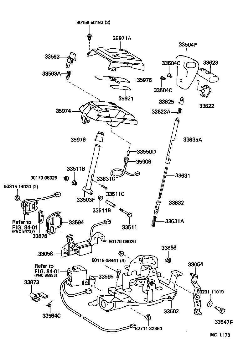 Shift Lever & Retainer