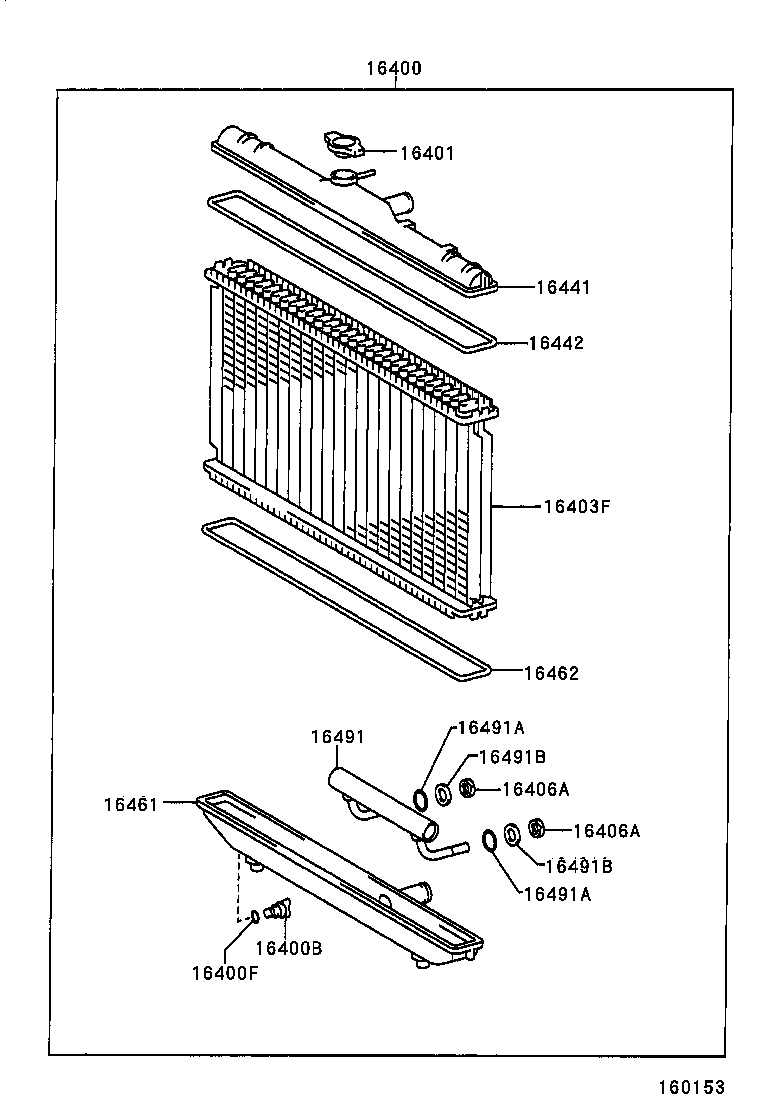 Radiator Water Outlet