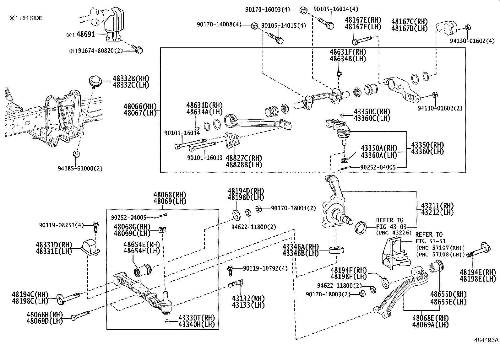 Front Axle Arm Steering Knuckle