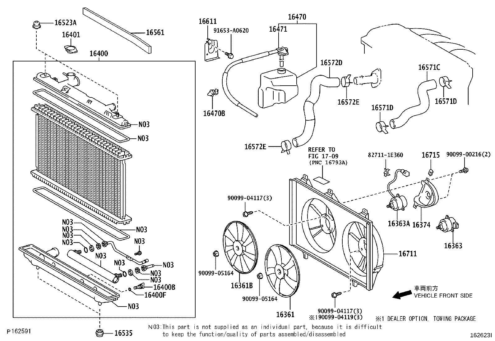 Radiator Water Outlet