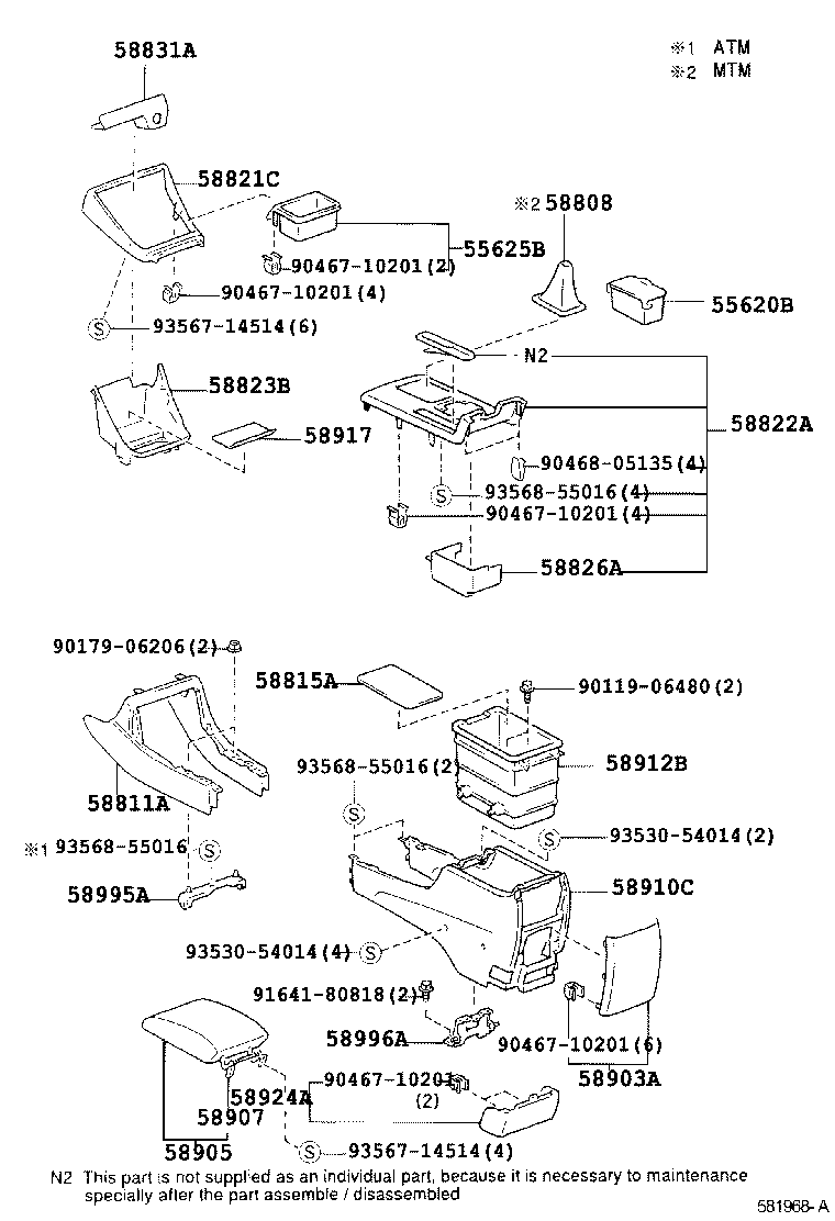 Console Box & Bracket