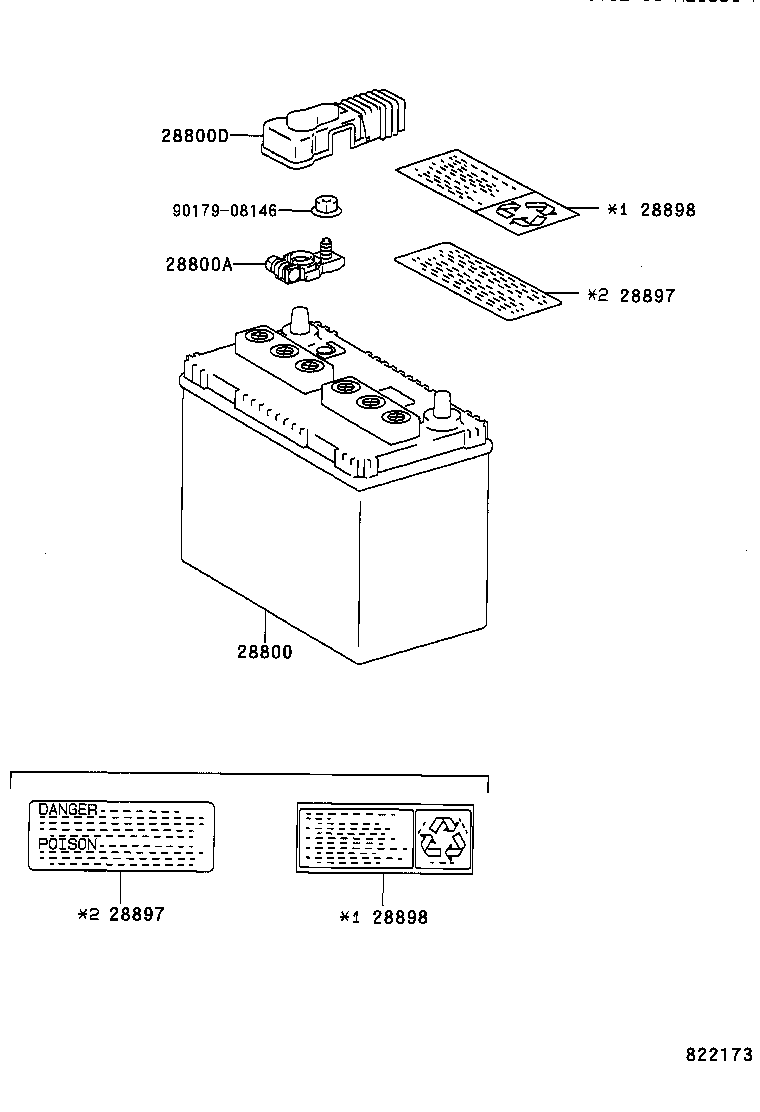 Battery Battery Cable