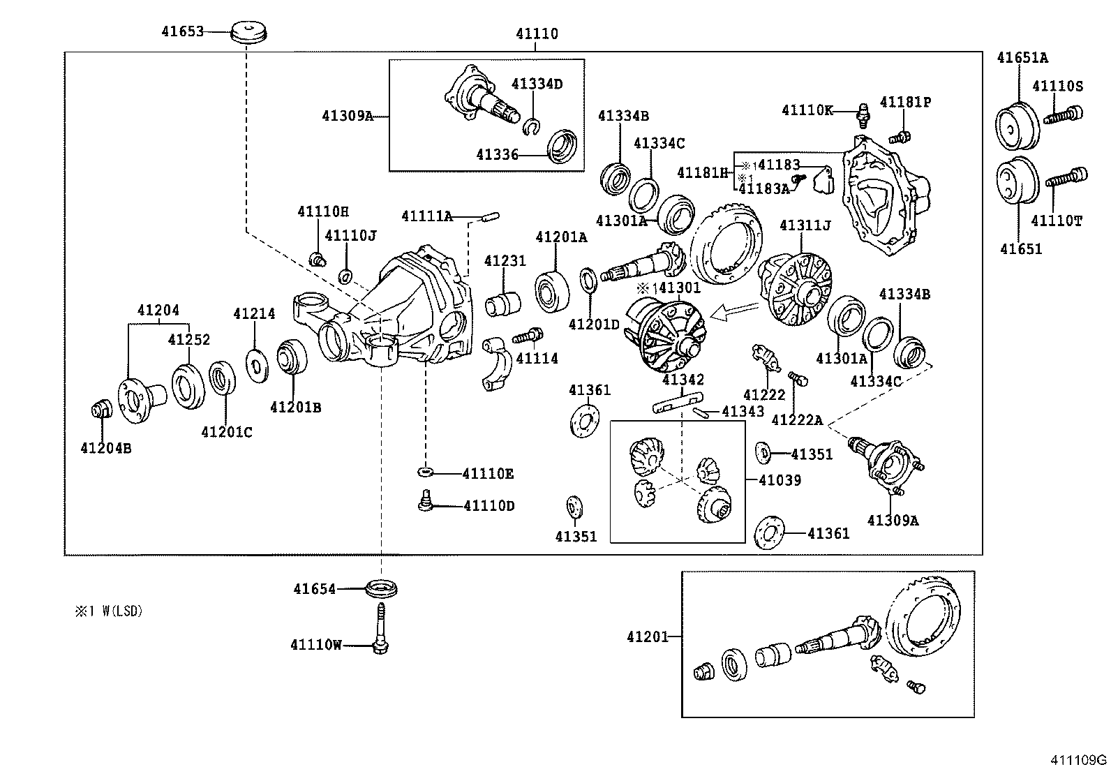 Rear Axle Housing Differential