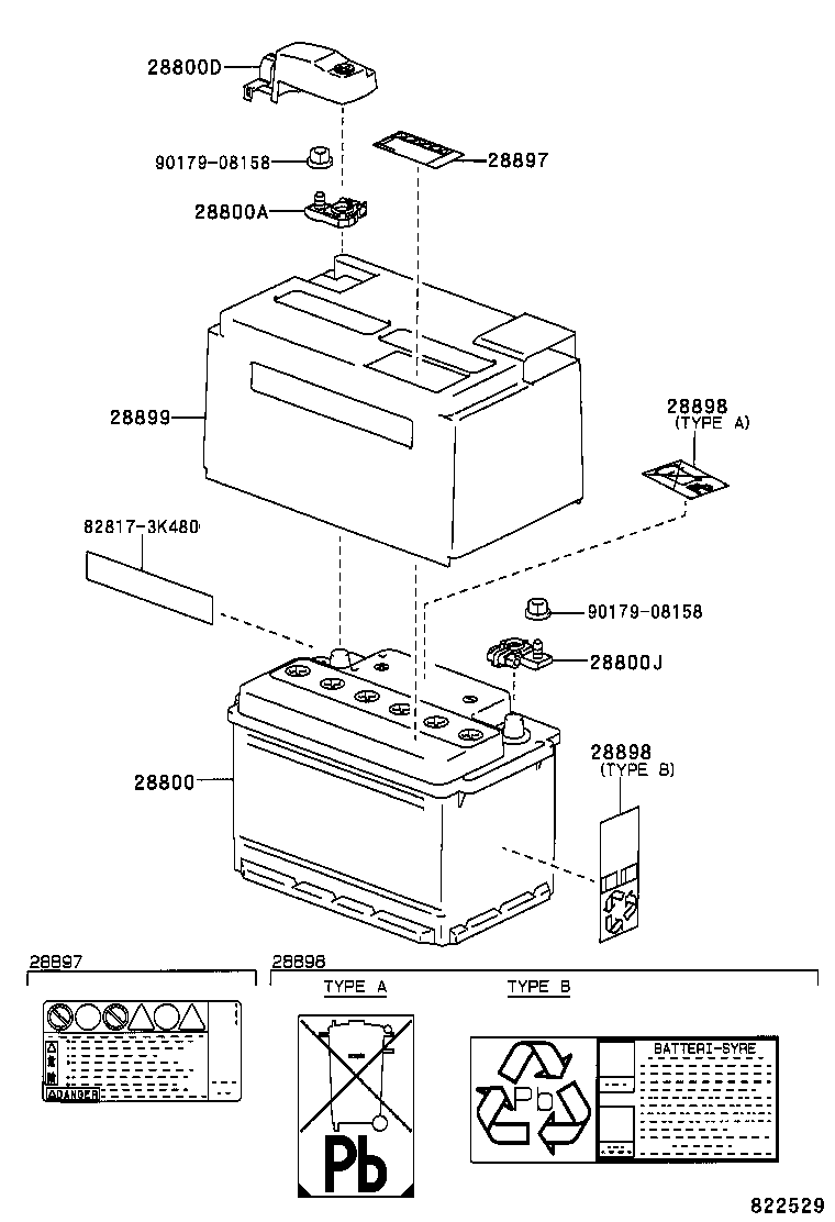 Battery Battery Cable