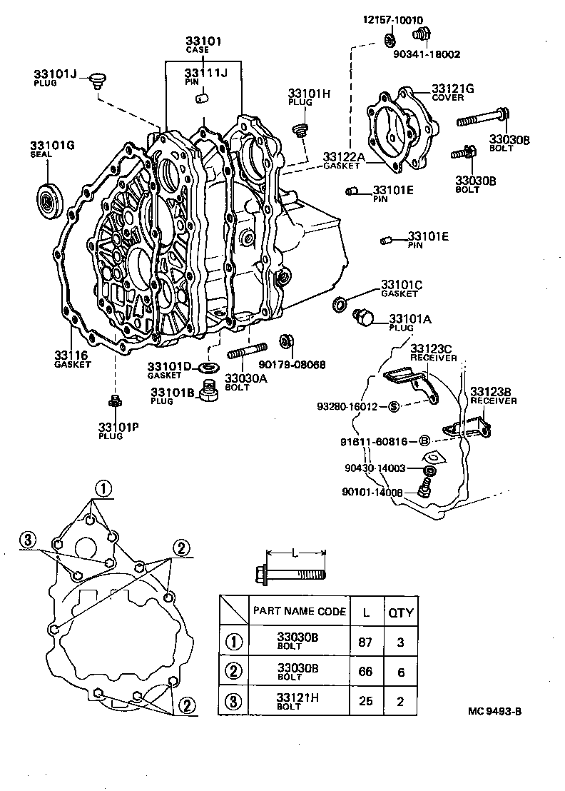 Carcasa de embrague + caja de transmisión