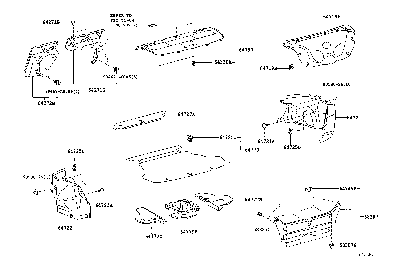 Package Tray Panel & Luggage Compartment Mat