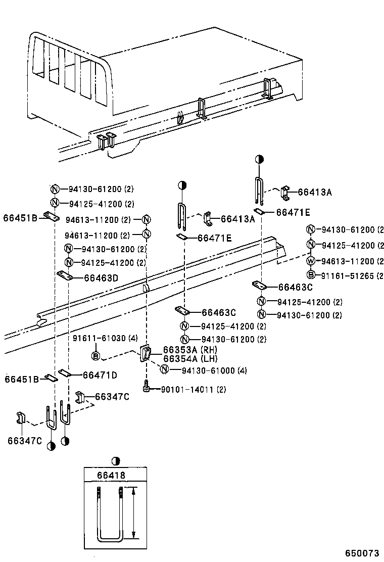 Montaje trasero del cuerpo