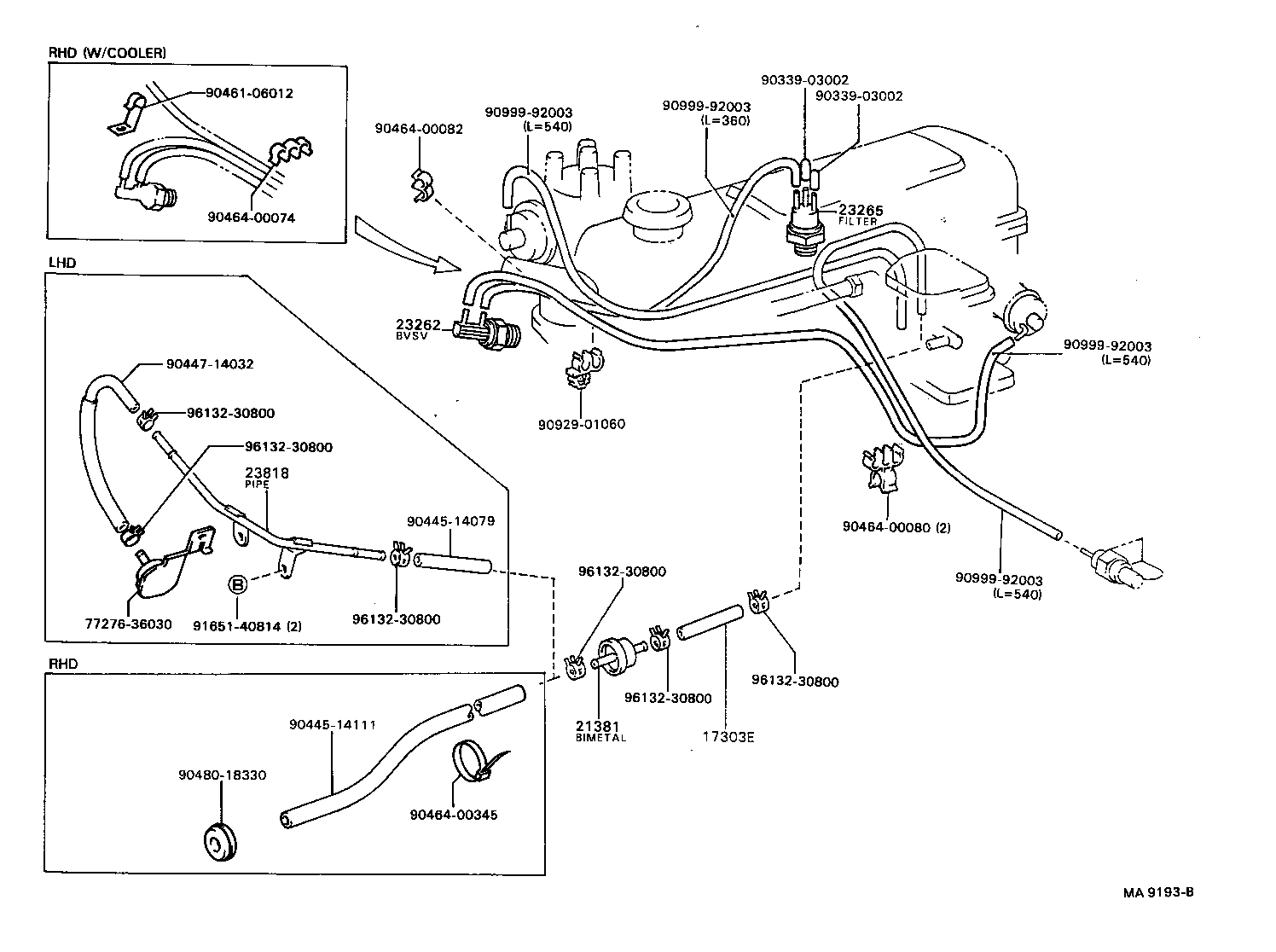 21381-71050 Bimetal, Thermostatic Toyota | YoshiParts