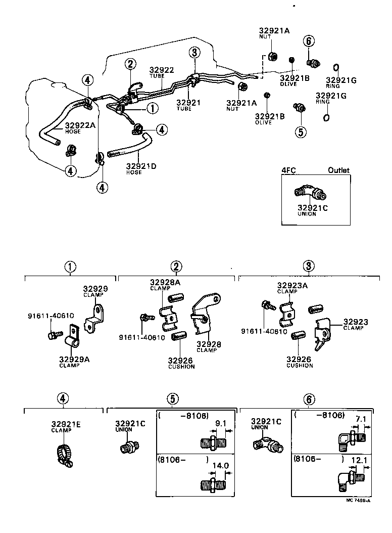 Enfriador de aceite y tubo