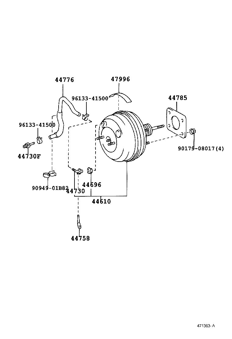 Brake Booster & Vacuum Tube