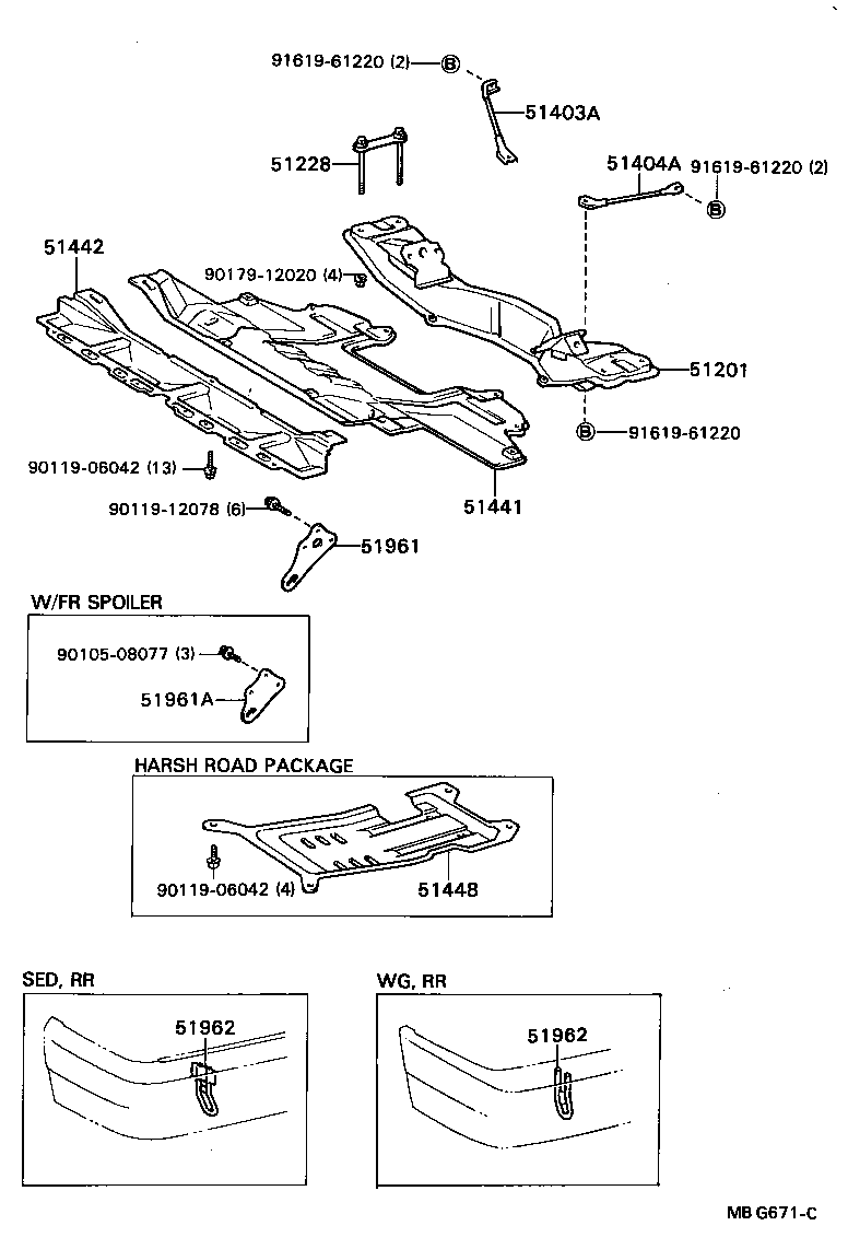Suspension Crossmember & Under Cover