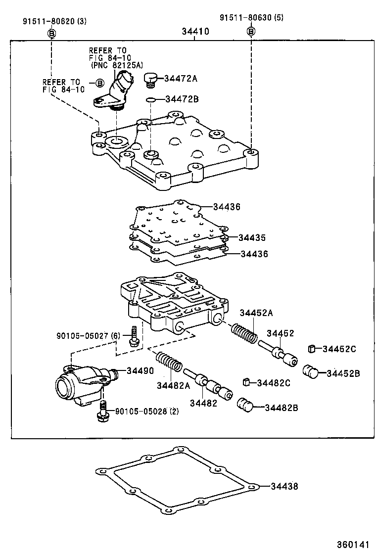 Transfer Valve Body & Valve Lever