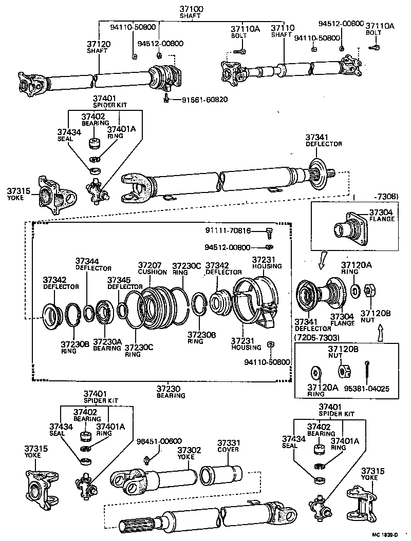 Propeller Shaft & Universal Joint