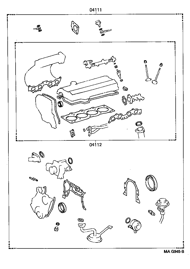 Engine Overhaul Gasket Kit