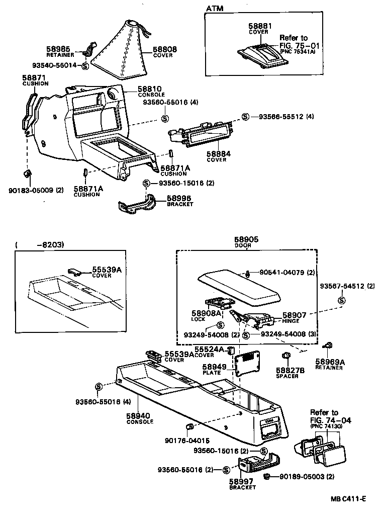 Console Box & Bracket