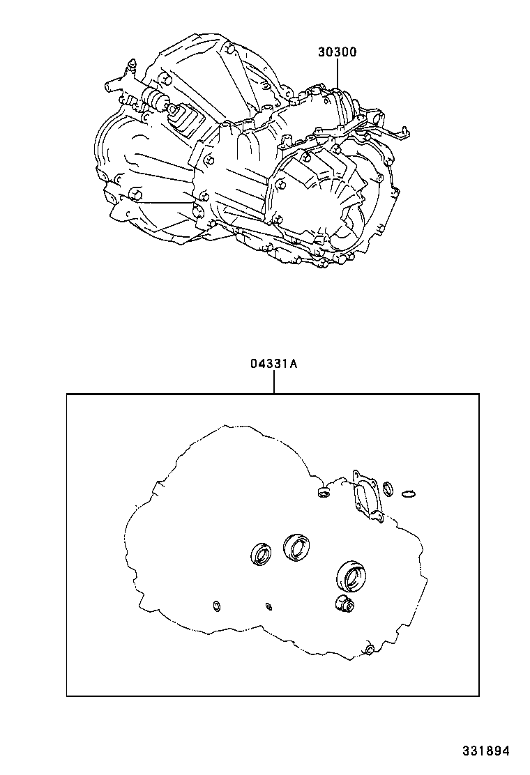 Transaxle Or Transmission Assy & Gasket Kit