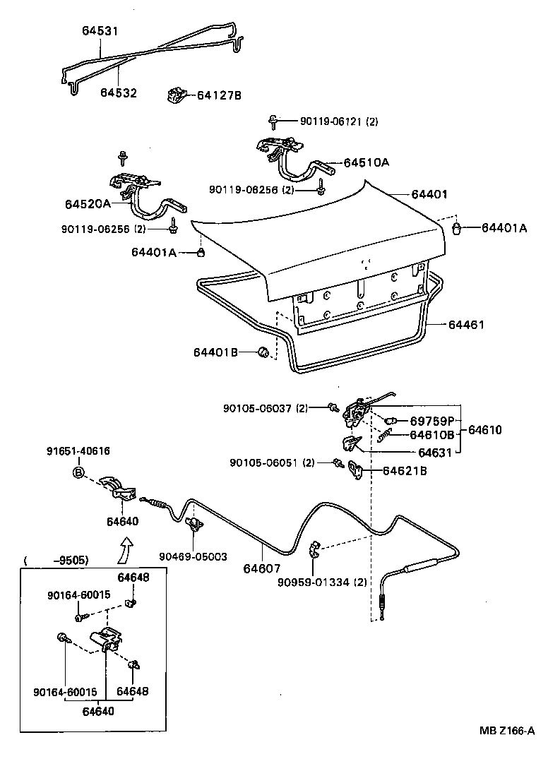 Luggage Compartment Door & Lock