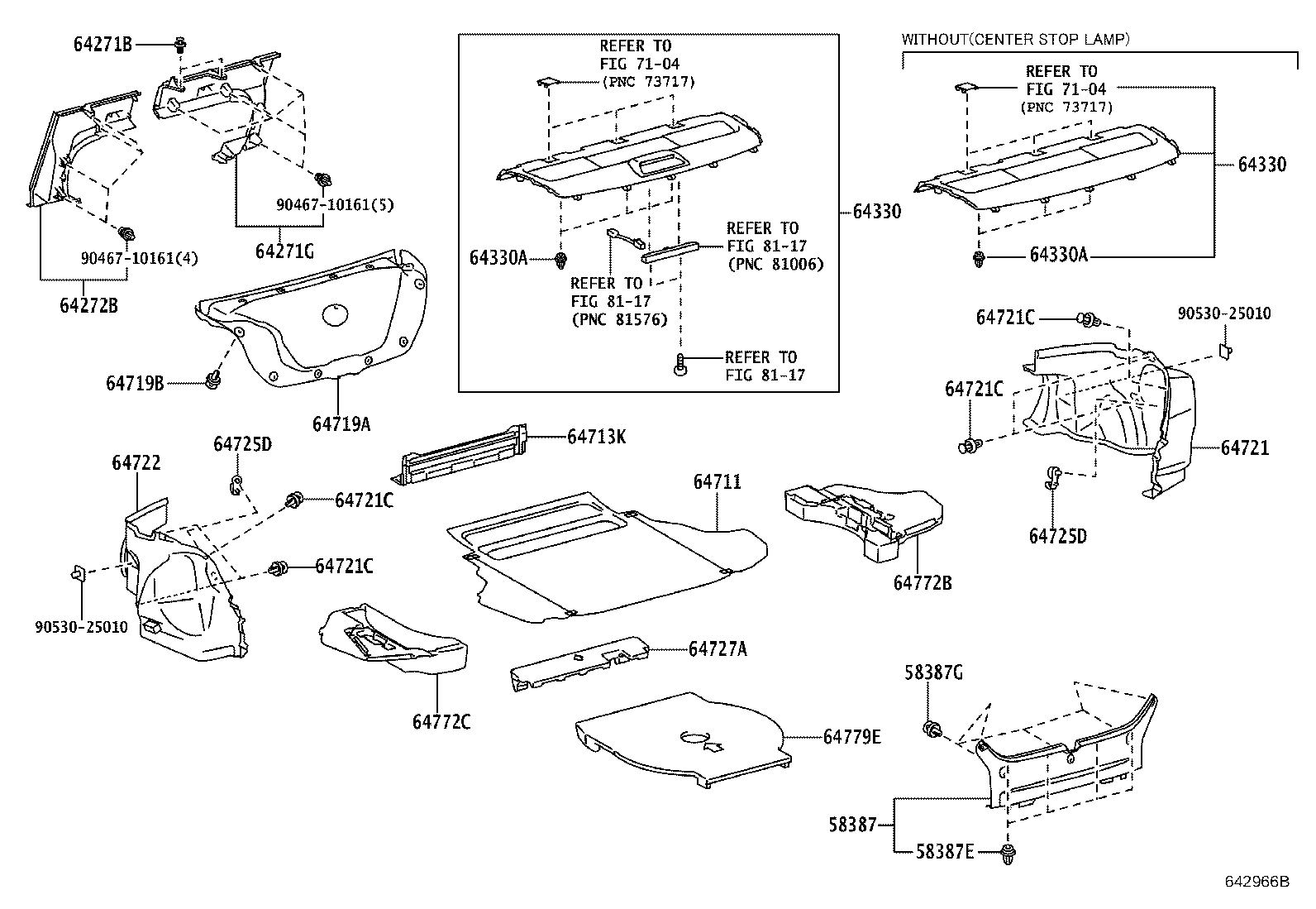 Package Tray Panel & Luggage Compartment Mat