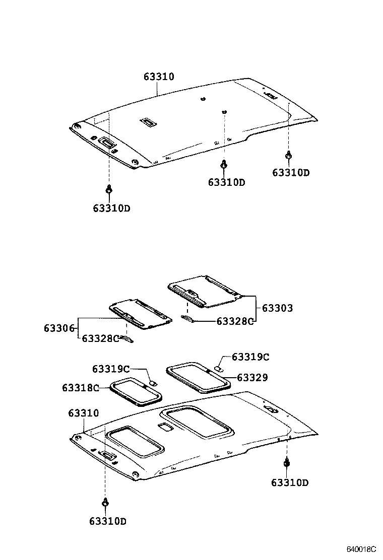 Headlining & Silencer Pad