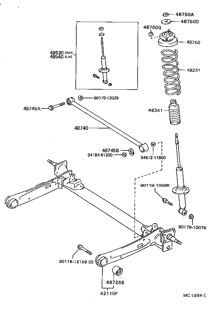 Rear Spring & Shock Absorber
