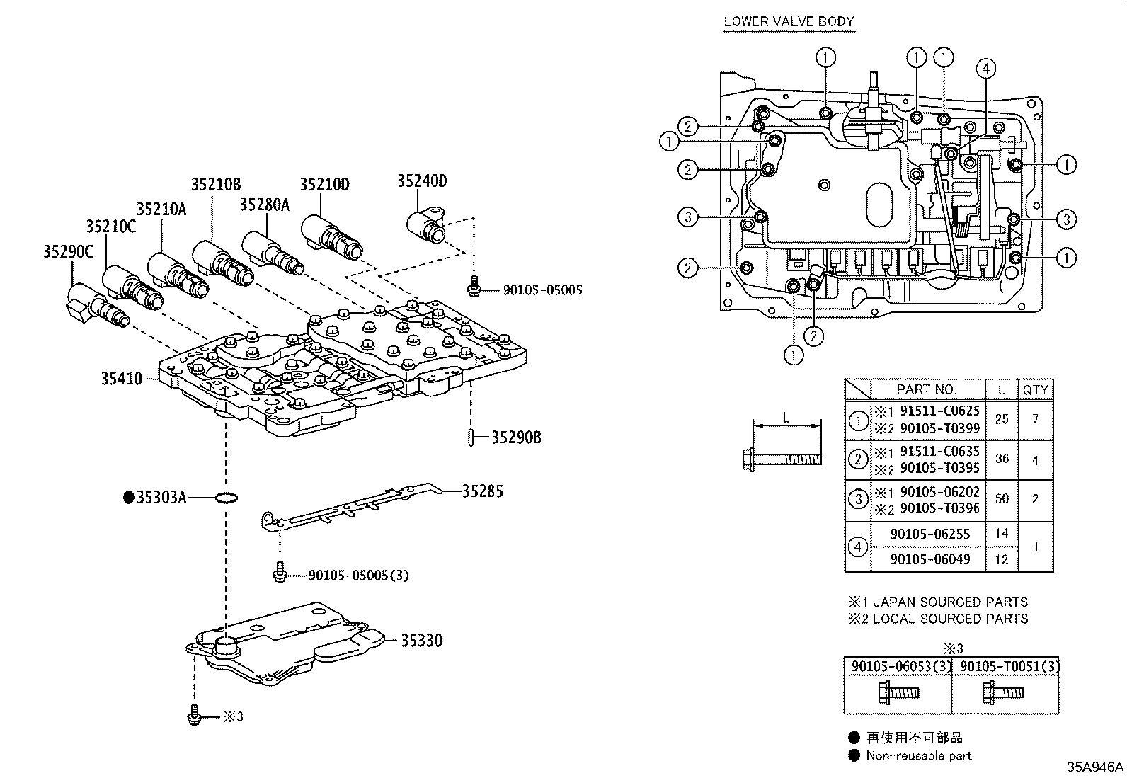 Valve Body Oil Strainer