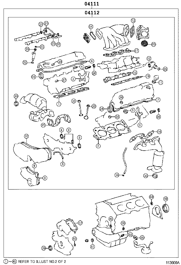 Engine Overhaul Gasket Kit