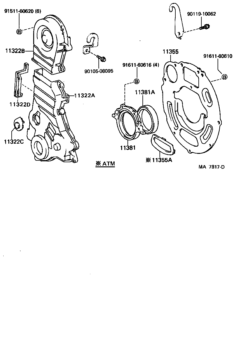 Timing Gear Cover & Rear End Plate