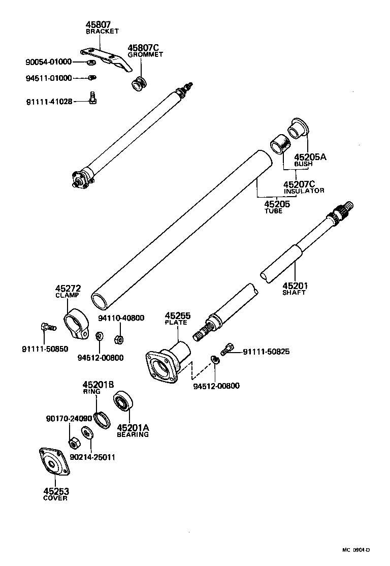 Steering Column & Shaft