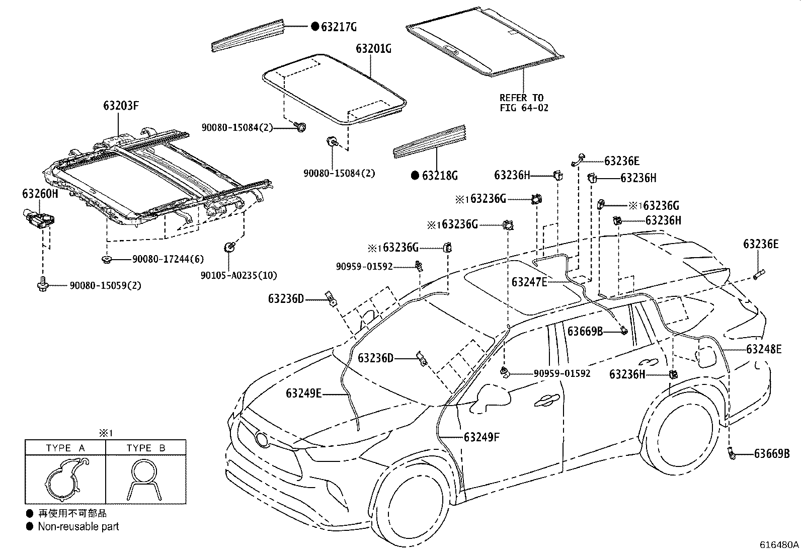 Panel & Back Window Glass