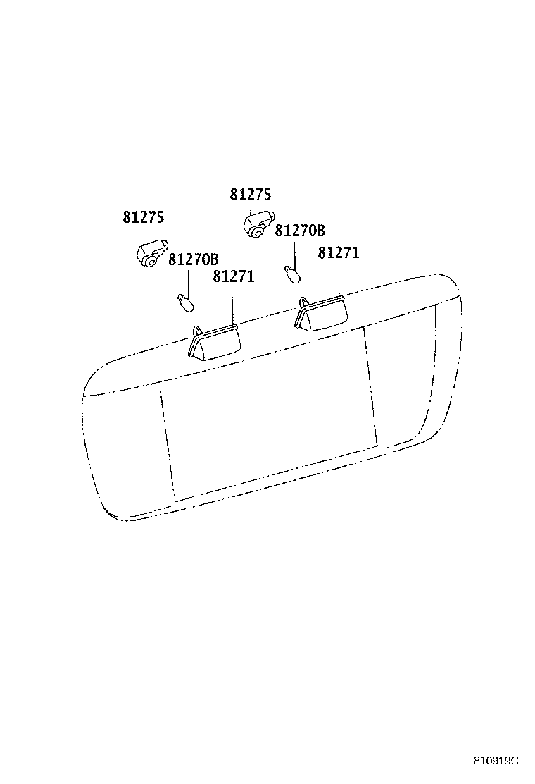 Rear License Plate Lamp