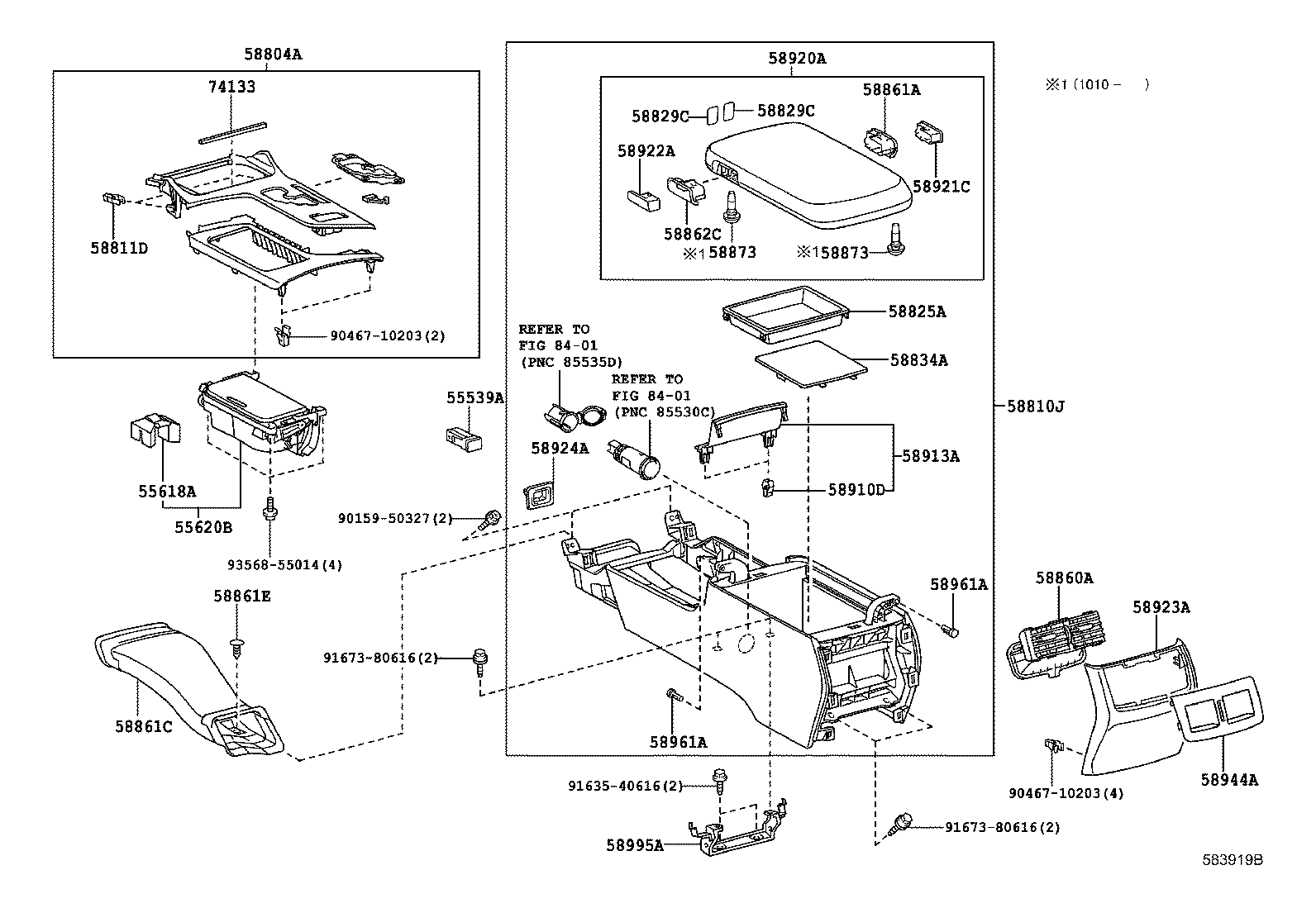 Caja y soporte de consola