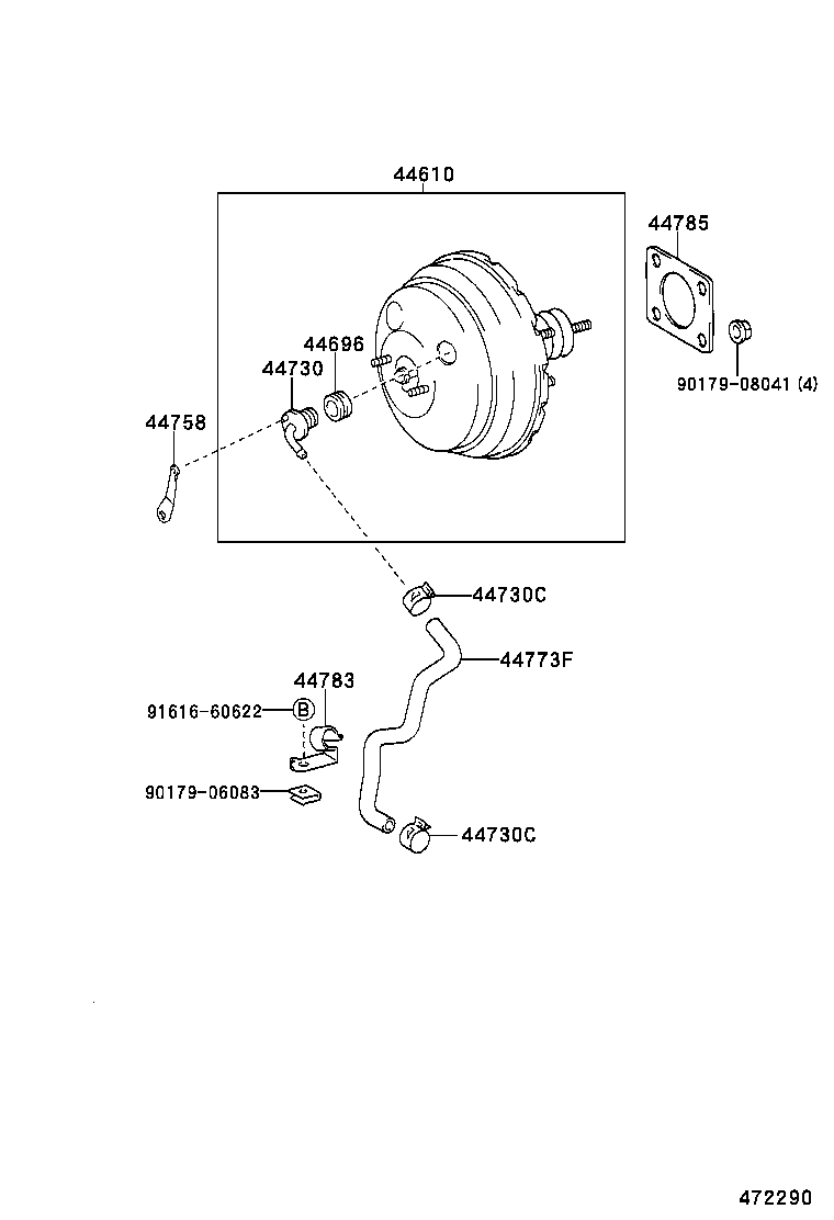 Brake Booster & Vacuum Tube