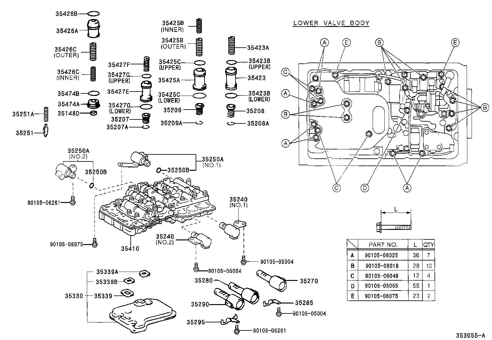 Valve Body Oil Strainer