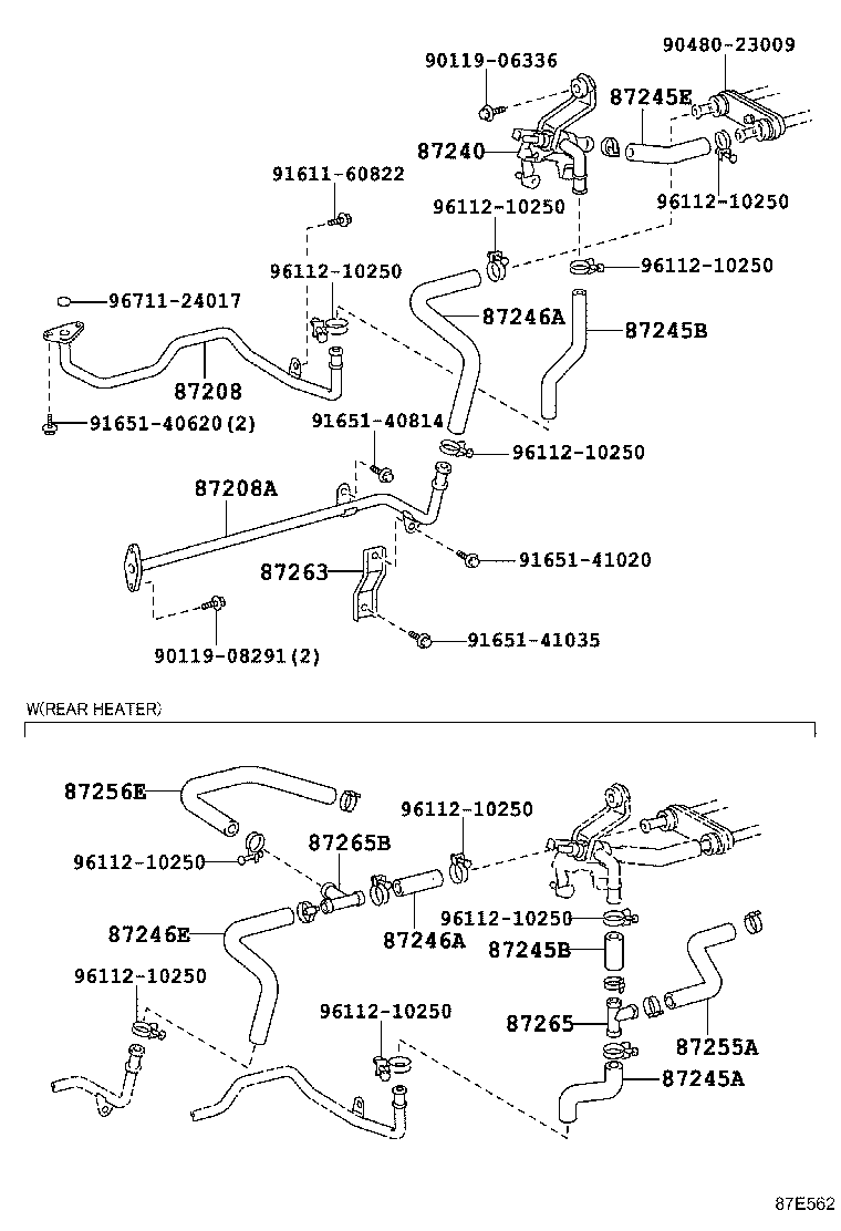 Tuberías de agua para calefacción y aire acondicionado