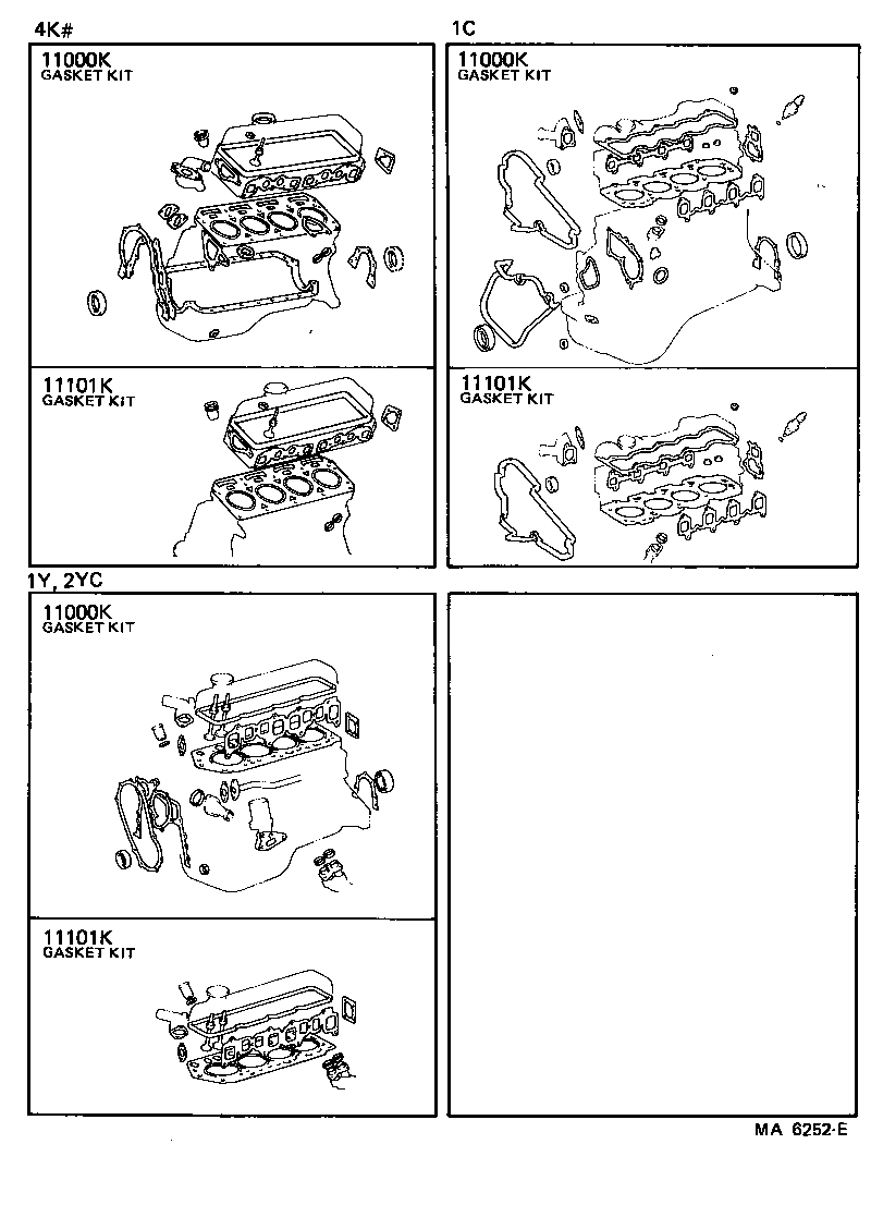 Engine Overhaul Gasket Kit
