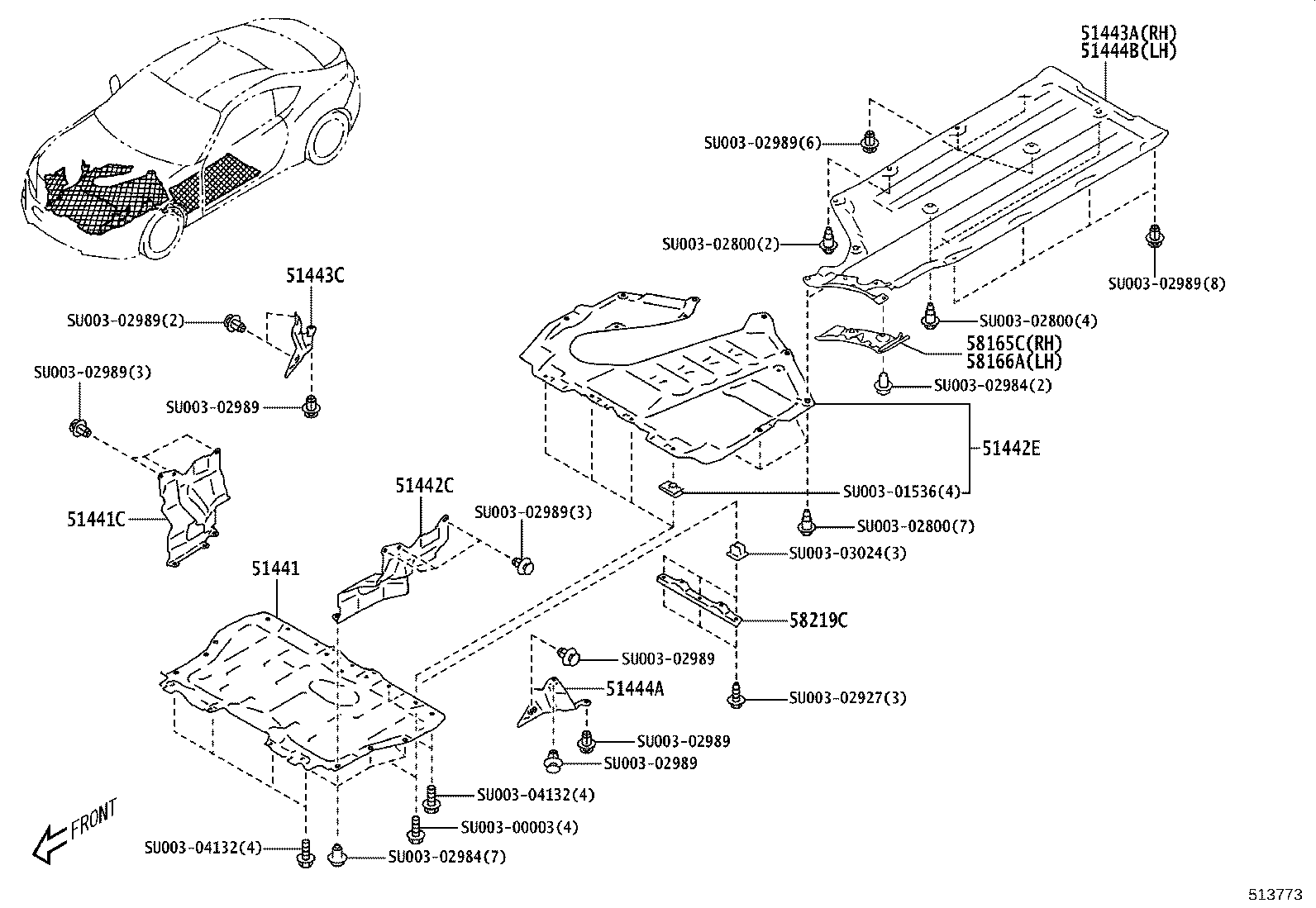 Suspension Crossmember & Under Cover