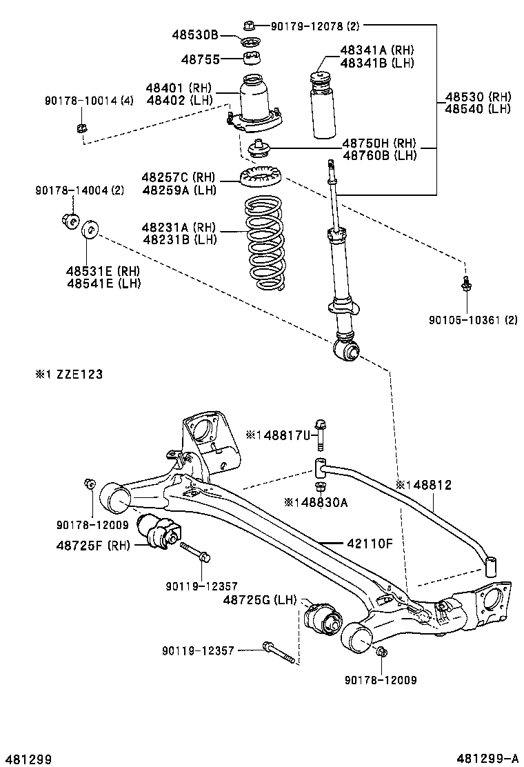 Rear Spring & Shock Absorber