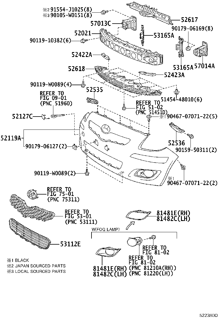 Front Bumper Bumper Stay