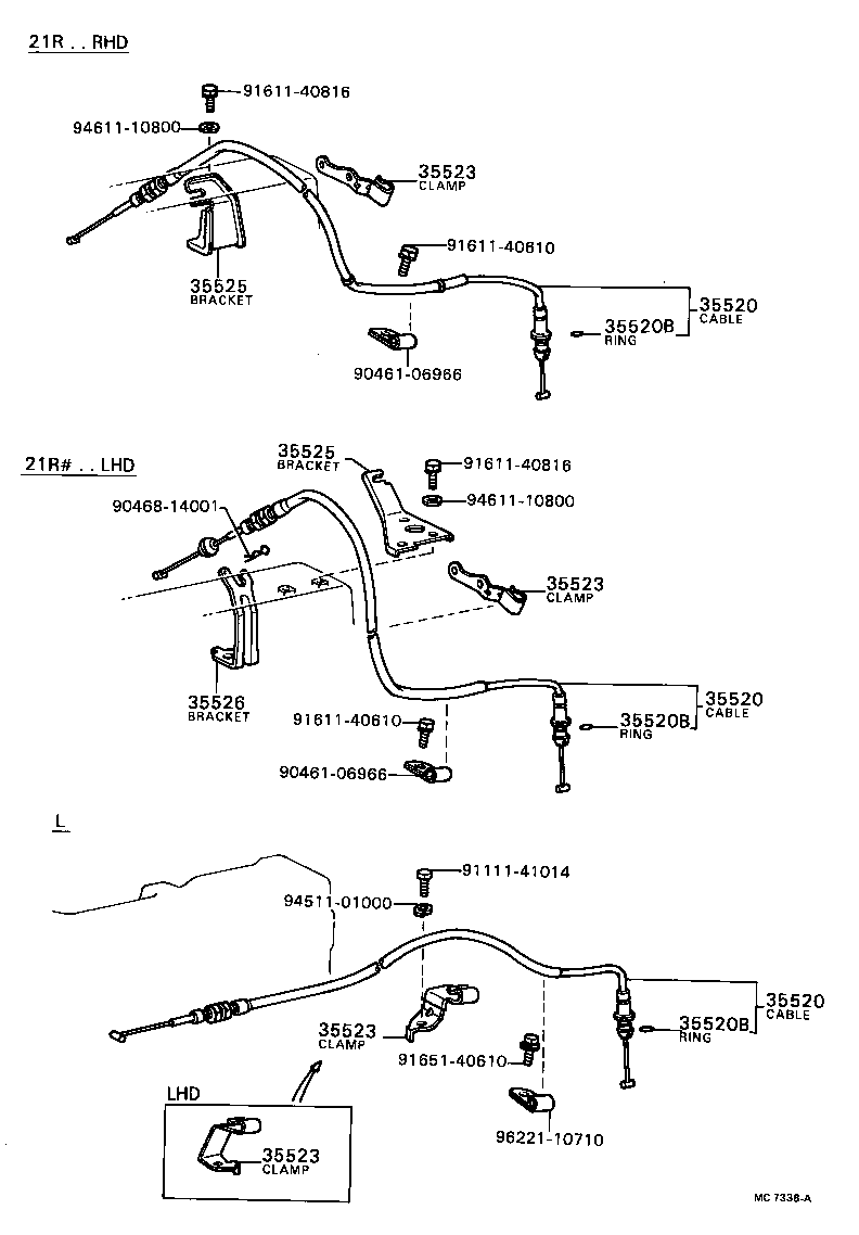 Throttle Link & Valve Lever