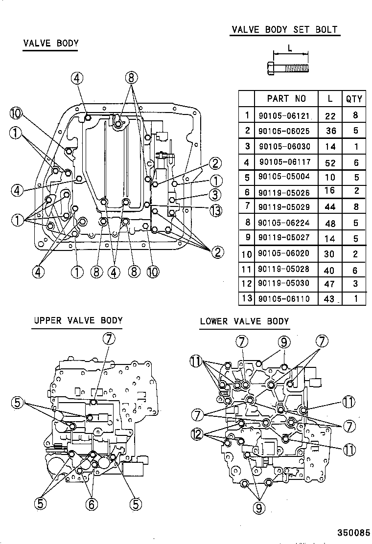 Valve Body Oil Strainer