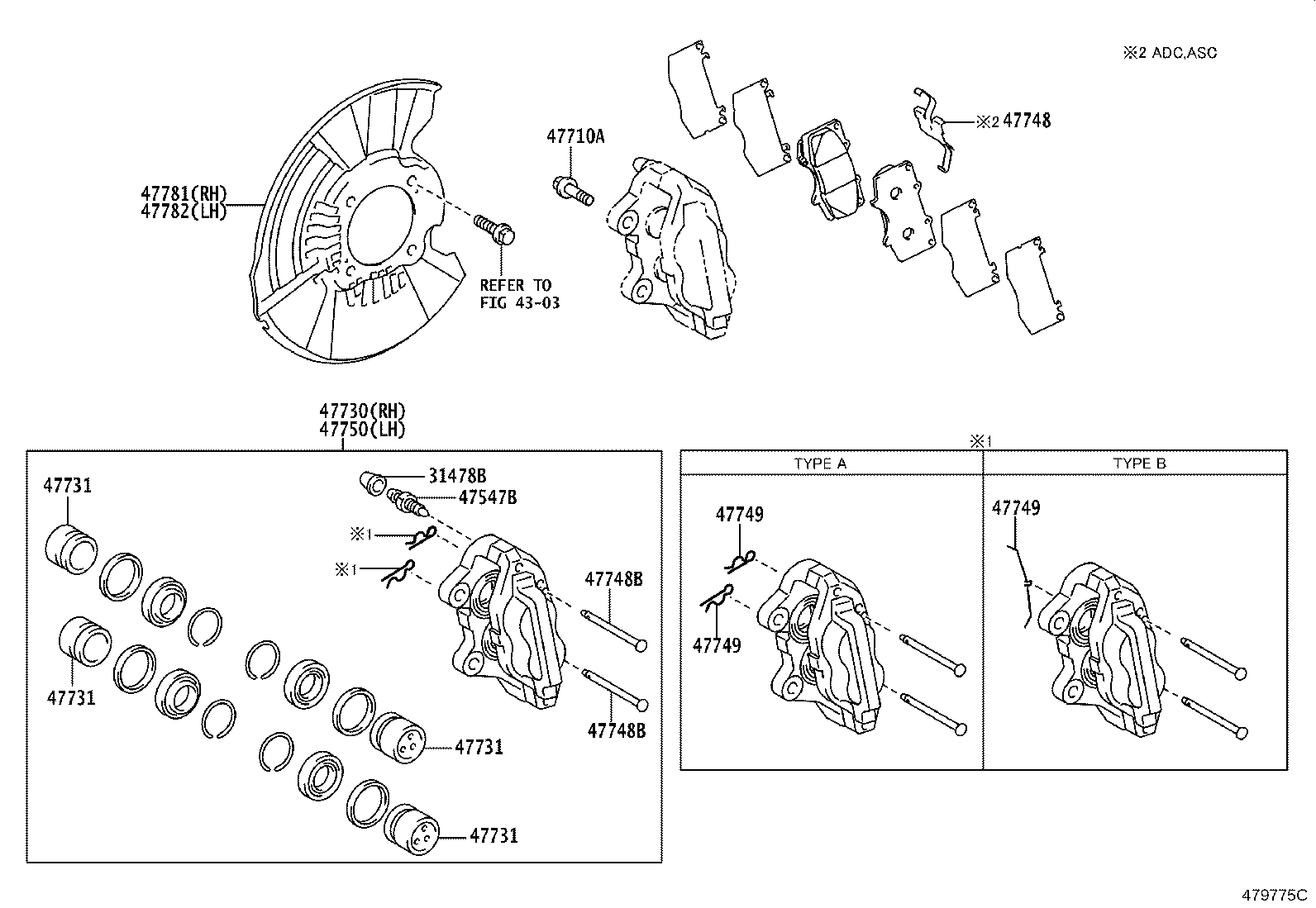 Front Disc Brake Caliper Dust Cover