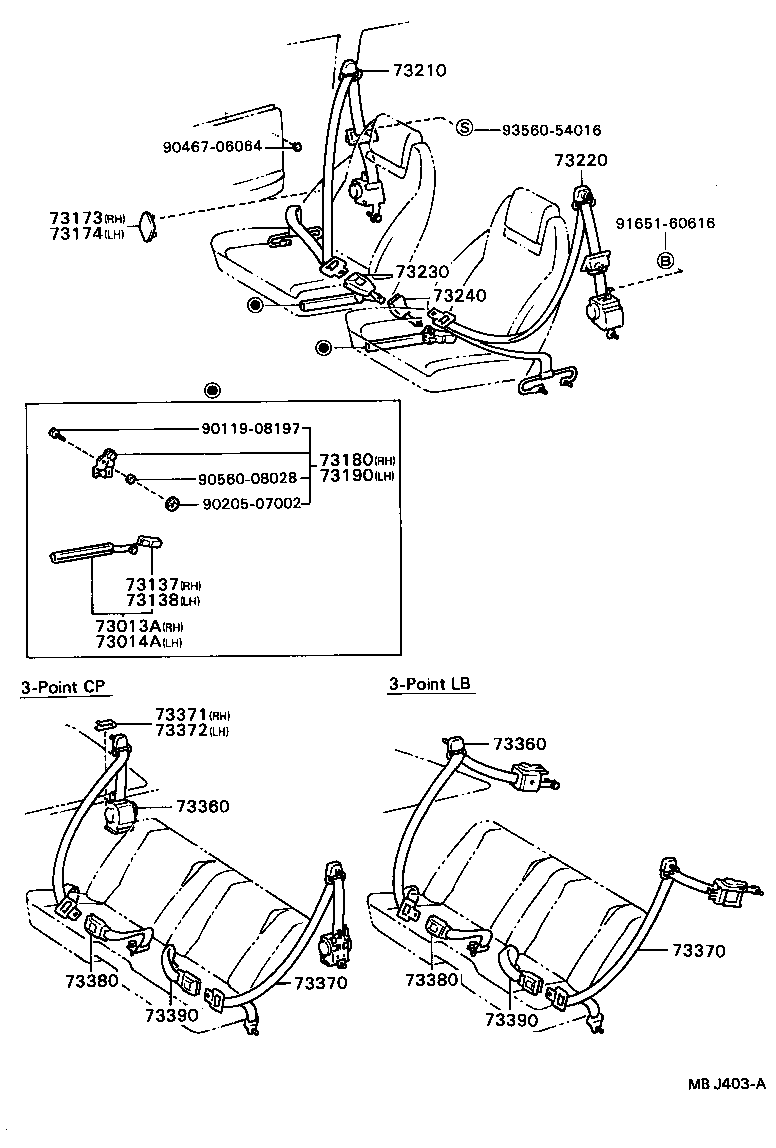 Seat Belt, Child Restraint Seat