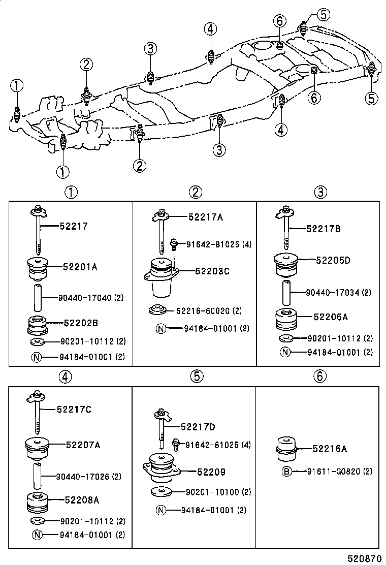 Cab Mounting & Body Mounting