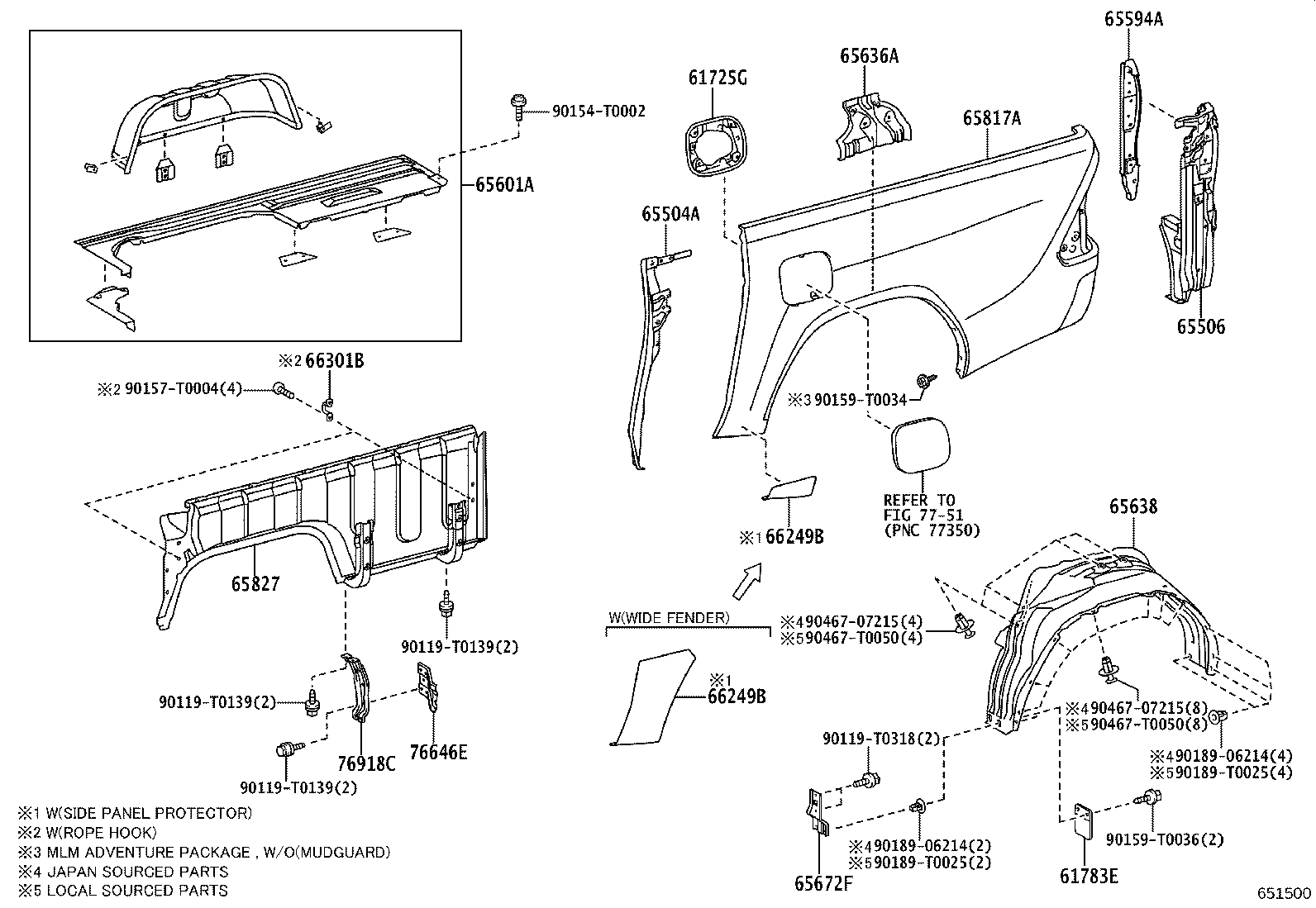 Rear Body Side Panel