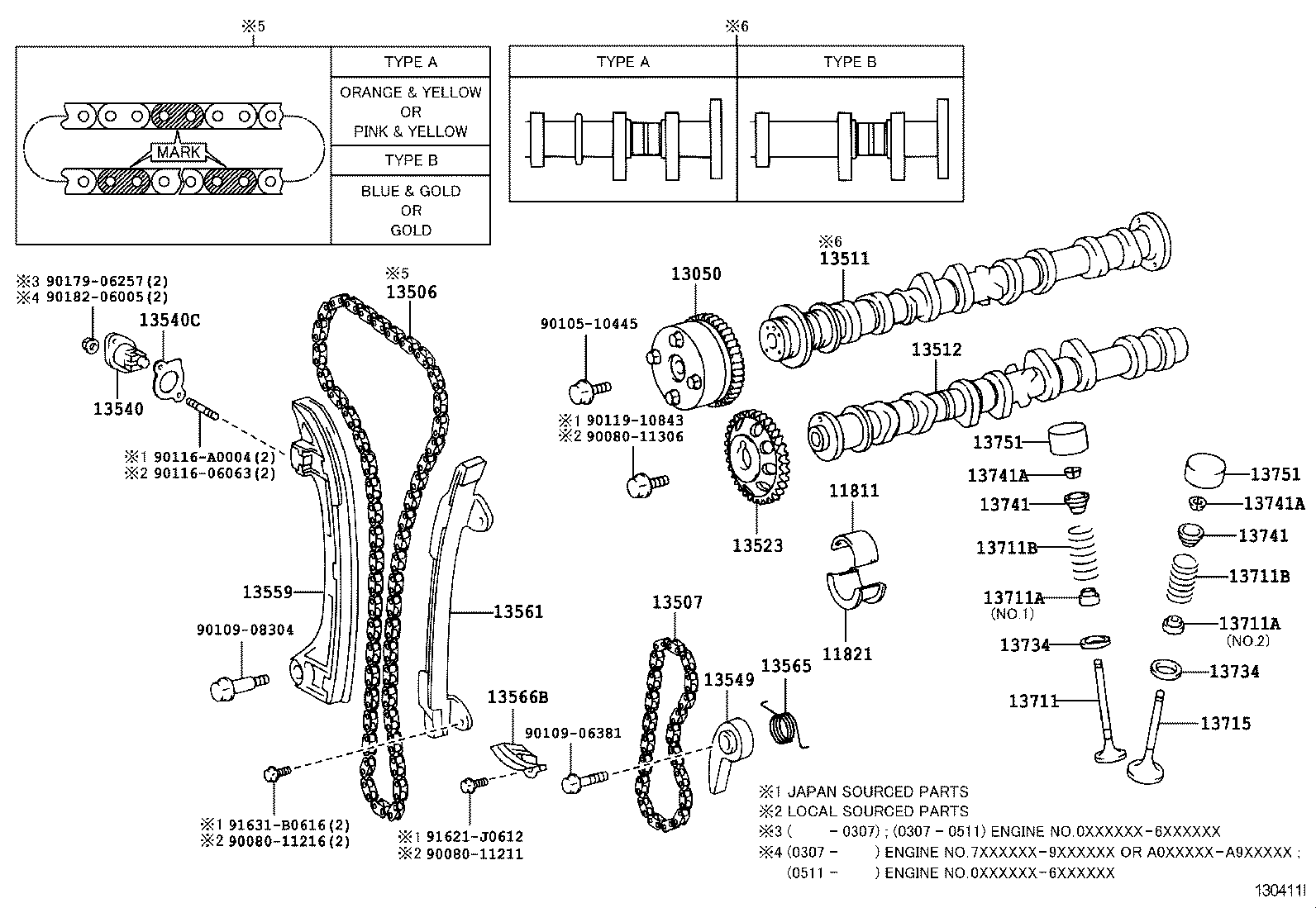 Camshaft & Valve