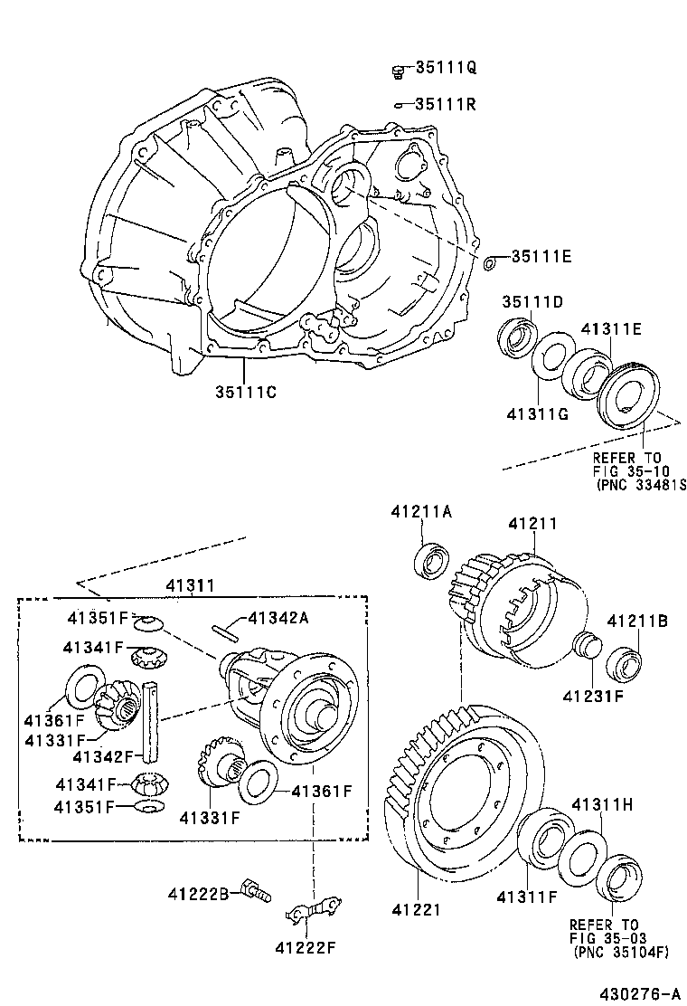 Front Axle Housing & Differential